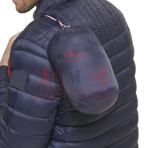 Mens <b>Lightweight</b> <b>Puffer</b> <b>Jacket</b> Stand Collar Full Zip Warm Hot Selling Nylon / Polyester Made Winter <b>Jacket</b> - Product Image 5