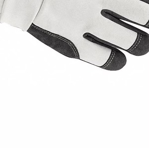 Gants de soudage en cuir naturel entièrement résistants à la chaleur extrême, pour soudage MIG TIG Argon, gants de soudeur ignifuges - Product Image 4