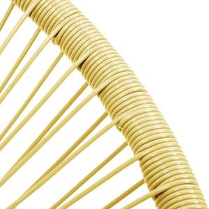 Chaise de patio Acapulco en rotin beige Chaise de jardin élégante - Product Image 6