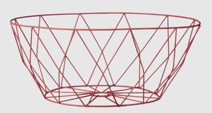 Modern Gold Metal <b>Wire</b> <b>Storage</b> <b>Basket</b> Bowl Shape Home Decoration - Product Image 4