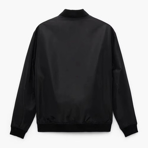 Chaqueta Bomber de Invierno Personalizada con Etiqueta Privada para Hombre, Chaqueta Bomber Ligera con Logotipo y Diseño Personalizados, Corte Ajustado - Product Image 2