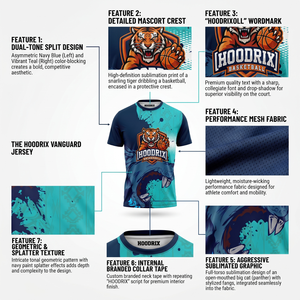 Camiseta de Baloncesto Personalizada con Botones Laterales Desmontables, Jersey Transpirable de Malla para Entrenamiento, Uniforme de Equipo al por Mayor, OEM - Product Image 6