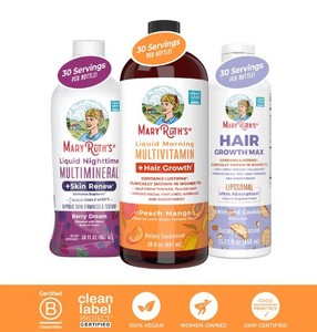 Ensemble de soins capillaires Mary Ruth de qualité supérieure, liquide pour la croissance des cheveux, supplément de vitamine biotine, ensemble de soins de beauté - Product Image 4