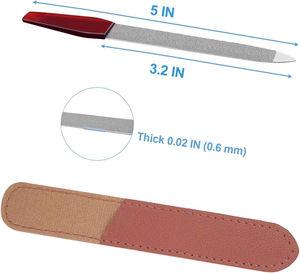 Prix de gros KAAMIR INSTRUMENTS Lime à ongles double face personnalisable avec logo, grain 100, réutilisable, durable, professionnelle pour salon - Product Image 5