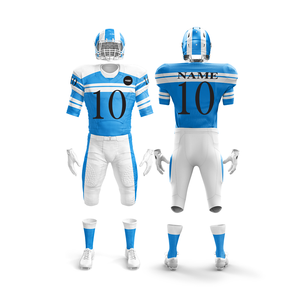 Custom American Football Uniform for Men | Team Football Kit with Jersey <b>Pants</b> | Breathable Polyester Sportswear - Product Image 4