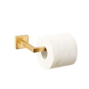 Premium Antique Brass Toilet <b>Paper</b> Holder Ornate Carved Medallion Wall Mounted Bathroom <b>Tissue</b> Roll Open Hanger Stand - Product Image 3