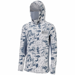 Camiseta de Pesca de Manga Larga para Hombre, Protección Solar UPF 50, Anti-UV, Transpirable, Estampado de Camuflaje, Spandex/Poliéster, Secado Rápido - Product Image 2