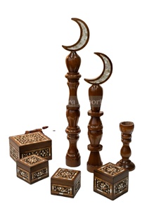 ของตกแต่งโต๊ะรูปพระจันทร์เสี้ยวทำมือศิลปะอิสลามของตกแต่งบ้าน - Product Image 1