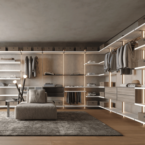 JY Project Customized Convertible Extendable Wooden Wardrobe Drawer Cabinet EU Frameless Bedroom Dresser Modern Closet Furniture - Product Image 2