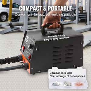 3KW Auto Body Spot Welder Dent Puller Machine Steel Stud Welder Repair <b>Kit</b> with 6 <b>Welding</b> Modes - Product Image 4