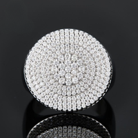 Bague en Moissanite Certifiée GRA, Argent Sterling 925 Plaqué Or 18K, Bijoux de Luxe Unisexe pour Hommes, Femmes et Enfants, Mariage, Fiançailles