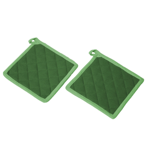 Eco-friendly solid Color <b>Pot</b> <b>holders</b> 100% Cotton Woven Fabric <b>Pot</b> <b>Holders</b> Kitchen Accessories at Least Price Indian Exporter. - Product Image 5