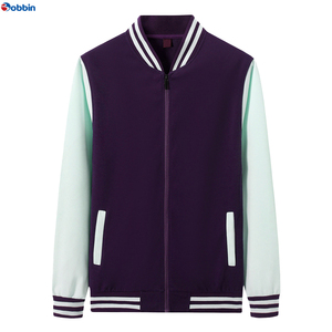 Custom Made High Quality Eco-Friendly Windproof Thick Wool Leather Men's Varsity <b>Jacket</b> with Fleece Lining Plus Size for <b>Winter</b> - Product Image 5