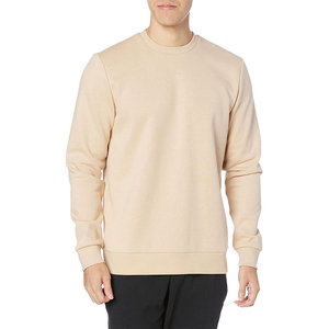 เสื้อสเวตเชิ้ตคอกลมผู้ชาย ทรงปกติ สีพื้น ผ้าถัก 100% คอตตอน สวมใส่สบายๆ สำหรับฤดูใบไม้ร่วง - Product Image 1
