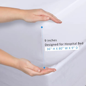 Draps de lit en coton de qualité supérieure, respirants, confortables, à séchage rapide, certifiés CE, pour usage médical en milieu hospitalier, avec personnalisation - Product Image 4