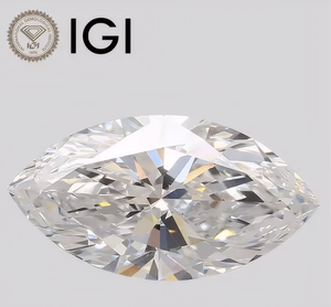 Diamante suelto de corte pera cultivado en laboratorio de 0.02-0.1 ct, CVD 3.00*1.50-4.00*2.00 mm, color D, claridad VVS-SI, para la fabricación de joyas, anillos y pendientes. - Product Image 1