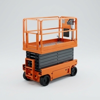 Plateforme élévatrice à ciseaux électrique autopropulsée compacte MEWP, capacité de charge 320 kg, plateforme de travail en hauteur à batterie, certifiée CE, fabriquée en usine