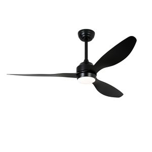 Ventilatore da soffitto silenzioso da 52 pollici per esterni con 6 livelli di velocità e luci LED, motore DC reversibile, pale in ABS, 3 livelli per patio e soggiorno - Product Image 4