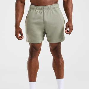 Pantalones Cortos Casuales para Hombre, 100% Algodón, Diseño Sólido, Cierre con Cordón, Transpirables, de Secado Rápido, Ecológicos - Product Image 1