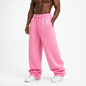 Top Selling Men Baggy Sweatpants Custom Embroidery Sweatpants For Men Streetwear Loose Fit Casual Pants OEM Service 2026 - Product Image 3