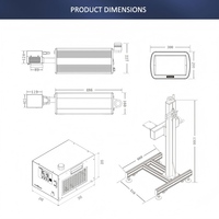 Machine de codage laser UV 5W haute performance certifiée CE, imprimante laser CNC haute précision, machine de gravure, impression de logo