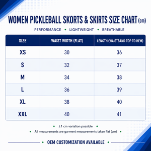 Custom OEM Pickleball Skort Women's Performance Stretch Poly Athletic Tennis Skort with Built-in Liner Quick Dry Sport <b>Skirt</b> - Product Image 5