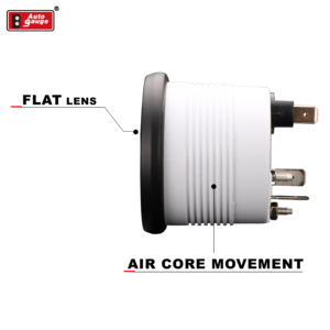 Llanta de placa frontal negra eléctrica de 52mm IP67 Medidor de voltios a prueba de agua 24V 18-32V - Product Image 5