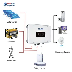 Senta - Venda quente de saída monofásica 220V inversor portátil 2.2KW sistema solar doméstico OEM/ODM