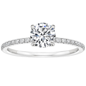 Shiny White Silver <b>Crystal</b> <b>Ring</b> for Women Romantic Engagement Wedding Anniversary Gift Jewelry - Product Image 2