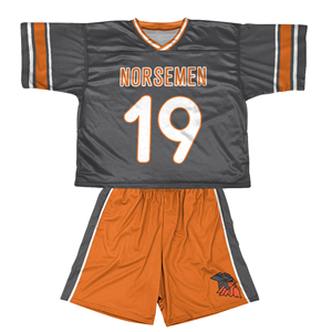 Uniformes de Lacrosse con Logotipo Impreso Reversible Totalmente Personalizados, Tela 100% Poliéster, Kits de Uniformes Sublimados para Hombre, Primavera 220g - Product Image 1