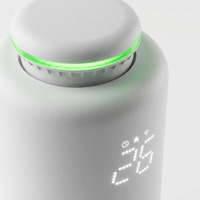 Sansael SST01 Tuya Termostato Inteligente WiFi/Zigbee para Radiador TRV, Controlador de Temperatura de Calefacción Programable, Flexible para Hogar y Oficina