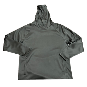 Veste polaire à capuche pour homme, couleur unie, séchage rapide, vêtement décontracté pour l'extérieur, coque en polyester, coupe régulière, manteau d'automne - Product Image 4