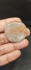 ขายส่งพลอยอะเกต Crazy Lace แท้คุณภาพสูง รูปทรง Cabochon สีน้ำตาลธรรมชาติ ขนาดคละแบบ สำหรับทำเครื่องประดับ - Product Image 1