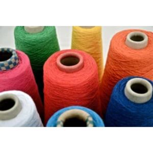 Fil DTY Écologique 10s/2 de Haute Qualité, 65% Coton 35% Polyester, 2 Brins, Absorbant l'Humidité, pour Tissage, Recyclé Foncé - Meilleures Ventes - Product Image 1