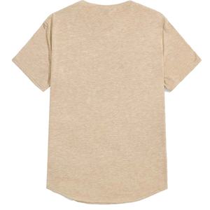 T-shirt à manches courtes et col ras du cou pour homme, OEM, décontracté, Slim, blanc et simple, de haute qualité, vente en gros - Product Image 4