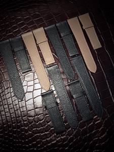 Luxali Bracelet de montre en cuir véritable fait à la main Top Grain 20mm Bracelet de montre Epsom à dégagement rapide pour la plupart des montres - Product Image 3