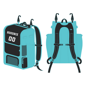 Mochila deportiva de béisbol para viaje, con logotipo personalizado, bolsillo para guante, soporte para casco y fundas externas para bates. - Product Image 1