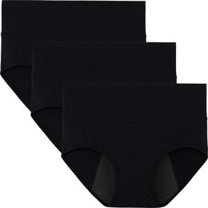 Braguitas Menstruales de Algodón Reutilizables para Mujer, con Logotipo Personalizado, a Prueba de Fugas, Ecológicas, de Cintura Alta, Cómodas, de Secado Rápido, Suaves y Transpirables - Product Image 1