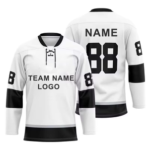 Conjunto de Uniforme de Hockey sobre Hielo para Hombre, Diseño Exclusivo, Servicio OEM, Transpirable, Secado Rápido, Antibacterial, 100% Poliéster, Calidad Superior - Product Image 4