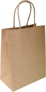 Custom Printed <b>Brown</b> Kraft Eco-Friendly Shopping <b>Paper</b> <b>Bag</b> with Handles Recyclable Craft <b>Paper</b> Take Away Food Packaging - Product Image 2