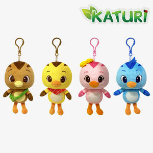 ตุ๊กตานกนุ่มนิ่ม MOM KATURI ขนาด 11 ซม. 4.5 นิ้ว พวงกุญแจห้อยกระเป๋า - Product Image 5