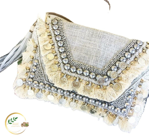 Bolso Bandolera de Yute Premium, Bolso de Hombro Moderno con Correa Resistente para Viajes - Product Image 2