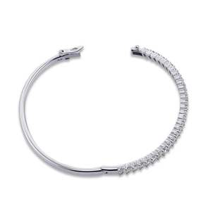 Pulsera de tenis al por mayor de fábrica, oro blanco y rosa de 14k, diamante cultivado en laboratorio de 4.06ct con corte de pera, pulsera de tenis de estilo étnico de lujo - Product Image 6