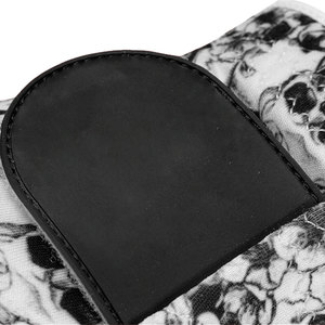 Skull Pattern Cabretta Leather Golf <b>Glove</b> Right Hand UV Protection Waterproof Lightweight Non-Slip Hook Loop Closure Unisex - Product Image 4