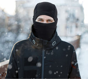 Elastic Balaclava Custom Full <b>Face</b> Balaclava Black Color Warm Ski <b>Mask</b> Balaclava for <b>Winter</b> Sports - Product Image 4