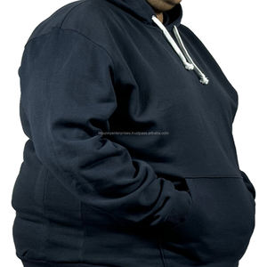 Sweat-shirt surdimensionné décontracté pour homme Sweat à capuche en coton mélangé et polyester grande taille pour l'hiver Confortable et élégant - Product Image 3