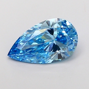Elegante Diamante Azul Pera de 2.50-2.55 Ct, Color Intenso, Claridad VS2, Piedra Suelta Certificada para Colección de Joyería Fina - Product Image 1