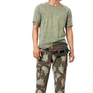 Mens Gym <b>Shirt</b> Fitness Running Men's Washed <b>Olive</b> <b>Green</b> Short Sleeve O-Neck <b>T</b>-<b>Shirt</b> Regular Fit Casual Knitted Solid Color Top - Product Image 2