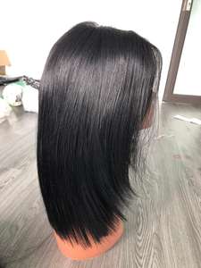 Soldes de fin d'année : Perruque 100% cheveux humains vietnamiens bruts avec closure, impressionnante perruque blonde lisse avec base en dentelle HD - Product Image 6