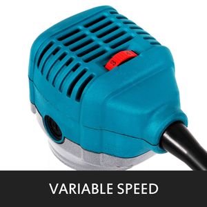 Fresatrice Compatta per Legno da 1.25HP con Base Fissa e Inclinabile, Velocità Variabile, 800W, Coppia Massima 30.000 RPM, Nuova Condizione - Product Image 3